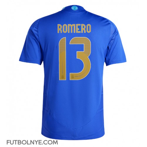 Camiseta Argentina Cristian Romero #13 Visitante Equipación Copa America 2024 manga corta